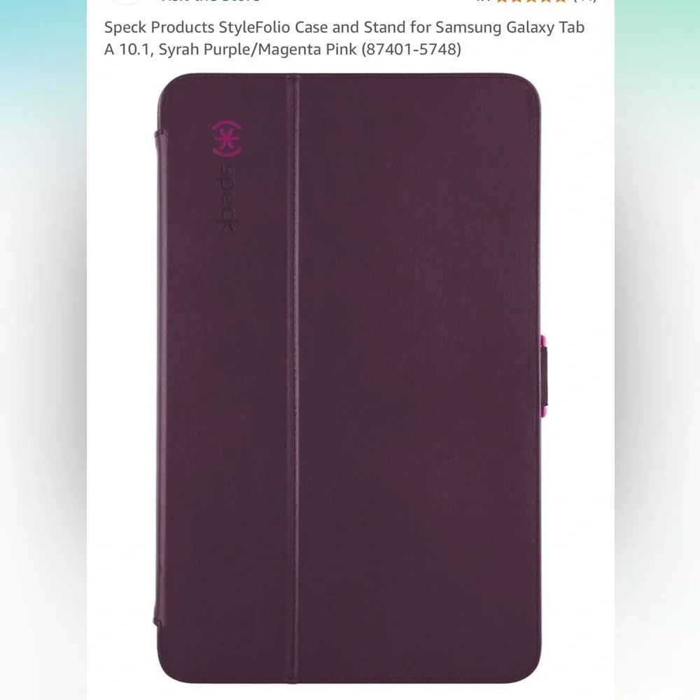 Speck Purple Tablet Case for Samsung Galaxy tablet A 10.1 in purple
